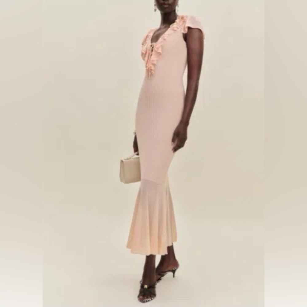 REFORMATION
Arlo Knit Dress In Pink size M NWt - Picture 2 of 8
